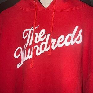 The Hundreds Bold Red Hoodie